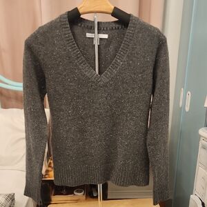 Old Navy Charcoal V-Neck Sweater
